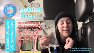 Lactated Ringers VS Normal Saline The Basics [upl. by Rather]