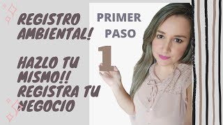 🍃 🌱🌾 1er PASO PARA HACER TU REGISTRO AMBIENTAL SUIA USUARIO Y CONTRASEÑA [upl. by Ahsieni]