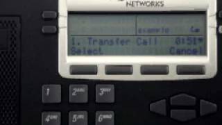 Nortel Phone Transfer Calls [upl. by Yorick]