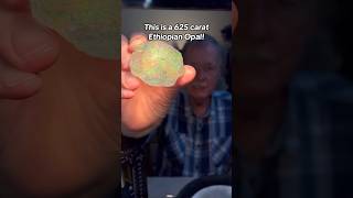 Cutting a Huge 625ct Rough Opal into a Faceted Gem opal gemstones jewelry [upl. by Eidassac982]