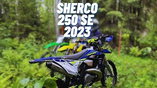 I GOT A NEW ENDURO BIKE SHERCO 250 SE FACTORY 2T 2023 [upl. by Anazraf]