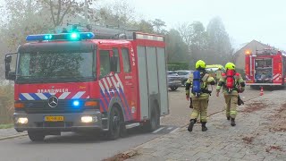 GROTE WONINGBRAND IN GOES  Brandweer met spoed onderweg  Veel rook bij uitslaande brand op zolder [upl. by Hi847]