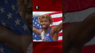 Noah Lyles se convierte en el hombre más rápido del mundo en París [upl. by Fine]