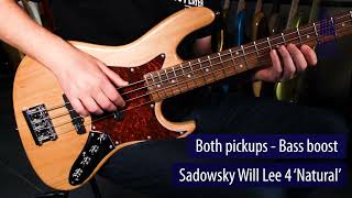 Sadowsky Metroline Will Lee Live Demo  BassFreaksnet [upl. by Iolenta]