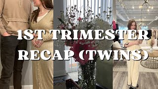 1st Trimester Recap with Twins💗 [upl. by Liddle]