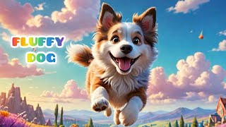 Dog Song The Fluffy Dog Song  Fun amp Catchy Tune for Kids  Cute dogs funny videos dogssongs [upl. by Lekar]