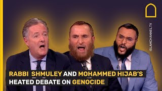 Rabbi Shmuley vs Mohammed Hijab on Piers Morgan Uncensored on the definition of genocide [upl. by Tillfourd]