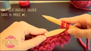 Tricot  Rabattre les mailles faire les finitions [upl. by Marcell]