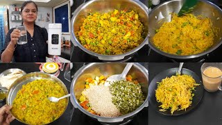 कम time मे cooking के time saving kitchen tips Breakfast amp Dinner Ideas🌼Semiya upma🌼Daliya Khichdi [upl. by Luhem]