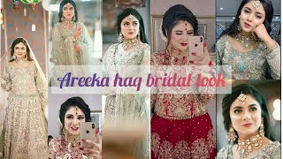 Areeka haq latest bridal looks Tiktok  Bridal photoshoot❤💕😊💓👌 [upl. by Laeno]