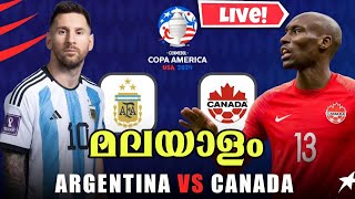 Argentina vs Canada Copa America Semifinal LIVE Who Will Win [upl. by Moreen]