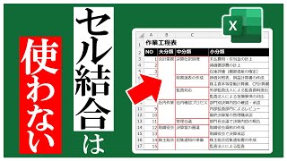 Excelで作る作業工程表で『セル結合』ではなく『条件付き書式』を使う [upl. by Blatt]