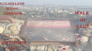 Los Angeles NOHO West Mulholland Scenic Walk of Fame The Piespace and InNOut [upl. by Iffar]