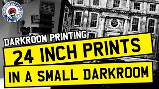 Darkroom Photography Process  24 inch print making [upl. by Skrap734]