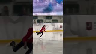 Triple Axel by Adeliya Petrosian russia figureskating viral [upl. by Plusch637]