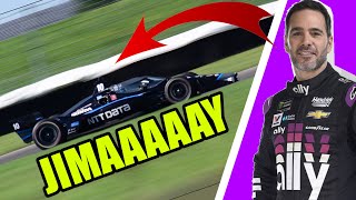 Jimmie Johnson IndyCar Test Report [upl. by Robi305]