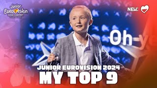 Junior Eurovision 2024  My Top 9 NEW 🇵🇱 [upl. by Brodie246]