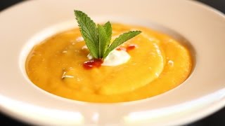 Best Chilled Mango Soup Recipe [upl. by Qifahs76]