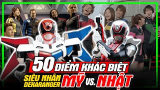 DEKARANGER 50 Điểm Khác Biệt Siêu Nhân Deka Mỹ amp Nhật  Top Sự Thật  meXINE [upl. by Mehelhteb]