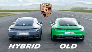 New 911 Hybrid vs Old 911 DRAG RACE [upl. by Willdon]