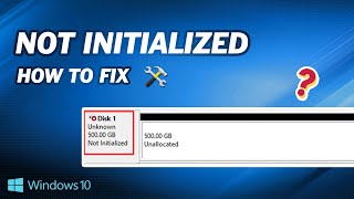 How to Fix External Hard Drive Not Initialized [upl. by Sergei]