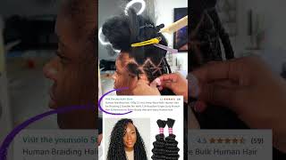 Quick weaveNo🧐 ponytailatlhairstylist hairtokamazonwigblackgirlblackwoman [upl. by Lerraj]