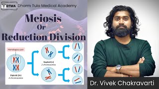 Meiosis Division In Hindi  Reduction Division  Cell Division  Full Lecture  Dr Vivek  meiosis [upl. by Aihc]