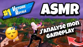 ASMR sur FORTNITE Janalyse mon gameplay ✨😴 [upl. by Natika944]