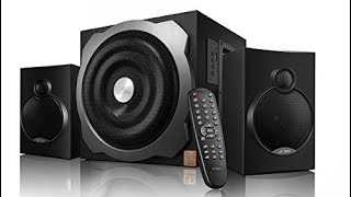 FampD A521X 21 Channel Multimedia Bluetooth Speakers Black [upl. by Litnahs]