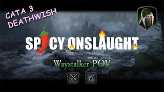 Waystalker  Cata 3 Deathwish Spicy Onslaught  Fort Brachsenbrücke  Vermintide 2 [upl. by Pawsner]