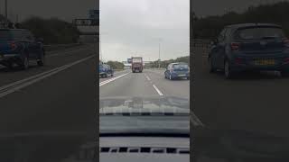 Motorway M5 Driving  changing lanes  ukmotorways cars cardriving motorway m5 [upl. by Ahsym]