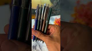 Top Slim and Metal Ball Pen in 25  Unboxing  pen stationery art [upl. by Trawets]