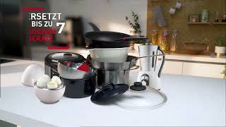 TEFAL Turbo Cuisine CY7548 Multikocher Schnellkochtopf  Vielseitig [upl. by Kceb]