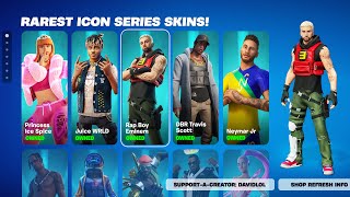 25 Rarest Icon Skins in Fortnite [upl. by Sivel52]