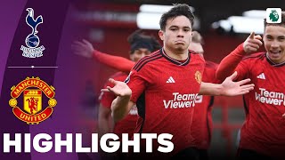 Manchester United vs Tottenham  U21 Premier League 2  Highlights 20042024 [upl. by Soalokcin]