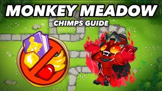 How To Beat Monkey Meadow on CHIMPS  BTD6 [upl. by Annekcm]