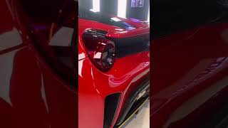 Ferrari 488 Pista Ceramic COATING Modesta finishing [upl. by Erlewine172]