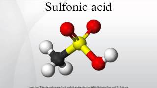 Sulfonic acid [upl. by Ailuig]