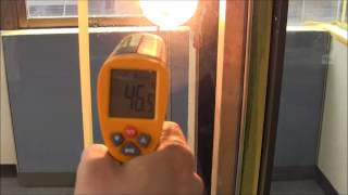 Insulating Glass test of IRUV Cut Coat  Insulating Liquid film [upl. by Strickland]