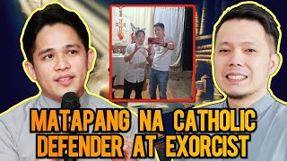 Si Fr Darwin Gitgano Catholic Defender at Pinoy Exorcist [upl. by Launcelot490]