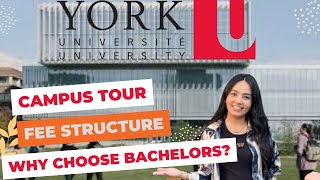 York University Campus Tour  Fee Structure at YorkUniversityOfficial  campustour [upl. by Abigael]