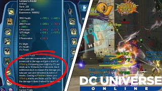 this CELESTIAL LOADOUT with the LERNAEAS AMULET is INSANE DCUO Wonderverse [upl. by Auhsaj]