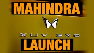 Mahindra XUV 3XO Launch Today  Mahindra XUV 3XO Price  Know All Details [upl. by Ahsiekel]