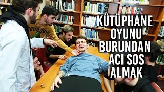 KÜTÜPHANE OYUNU BURUNDAN ACI SOS ALMAK [upl. by Milo]