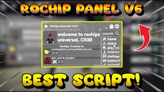 OP ROCHIPS PANEM V6✨  FAKE CONTROL VEW PLAYERS KEYBOARD AND MORE  ASTEBIN 2024 [upl. by Dilly]