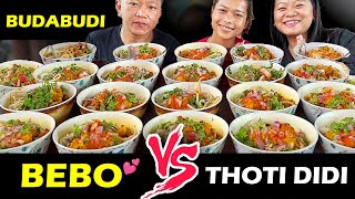 20 Massive bowl Thukpa Challenge With BEBO2002  Dharan Food Hunt  Food Challenge [upl. by Oralee]