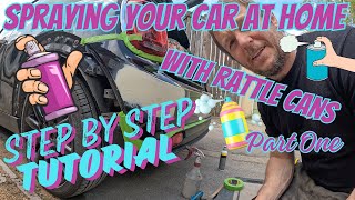 How to PROFESSIONALLY SPRAY Your Car at HOME with AEROSOL CANS NO EQUIPMENT NEEDED [upl. by Oz]