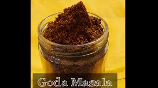 Goda Masala  How to make Maharashtrian Goda masala [upl. by Ansev]