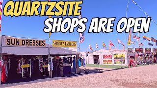 Quartzsite Shops Are Opening Up  Seasonal Vendors [upl. by Swamy]