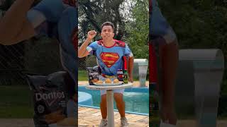 Quando você só quer devorar um lanche depois de salvar o dia🦸‍♂️🍔 hollyrudgi youtube [upl. by Helbonnas]